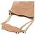 Borsa a Tracolla Gucci Soho Interlocking G in Pelle Beige con Catena - vista 5