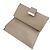 Cartera larga bi-fold Gucci GG Supreme de cuero gris Castaño - vista 4