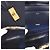 Céline Borsa a tracolla Celine 16 Seize Medium in pelle blu navy - vista 9
