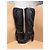 Botas altas de piel negra Prada Talla 40 Negro - vista 3