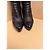Botas altas de piel negra Prada Talla 40 Negro - vista 5