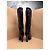 Botas altas de piel negra Prada Talla 40 Negro - vista 7