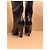 Botas altas de piel negra Prada Talla 40 Negro - vista 8