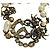 Collana con pendente Gucci da donna Testa di Gatto Double G - vista 6