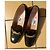 Céline Mocassini vintage in pelle nera con catena dorata Nero - vista 3