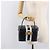 Céline Borsa a mano CELINE in pelle Navy Gold Auth ep16387A D'oro Blu navy - vista 27
