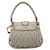Bolsa Miu Miu Matelassé em Couro 2way Bege Tom Dourado Auth 208870A - vista 3