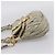 Bolsa Miu Miu Matelassé em Couro 2way Bege Tom Dourado Auth 208870A - vista 4