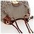 Borsa a tracolla Miu Miu Linen Beige Gold Auth 167687M D'oro - vista 6