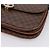 Céline Borsa a tracolla CELINE Macadam Canvas PVC Leather Brown Gold Auth bs37670 Marrone D'oro - vista 10