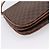 Céline Borsa a tracolla CELINE Macadam Canvas PVC Leather Brown Gold Auth bs37670 Marrone D'oro - vista 13