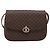 Céline Borsa a tracolla CELINE Macadam Canvas PVC Leather Brown Gold Auth bs37670 Marrone D'oro - vista 2