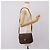 Céline Borsa a tracolla CELINE Macadam Canvas PVC Leather Brown Gold Auth bs37670 Marrone D'oro - vista 23