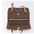 Céline Borsa a tracolla CELINE Macadam PVC Brown Gold Tone Auth mr3108A Marrone - vista 17
