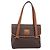 Céline Borsa a tracolla CELINE Macadam PVC Brown Gold Tone Auth mr3108A Marrone - vista 2