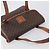 Céline Borsa a tracolla CELINE Macadam PVC Brown Gold Tone Auth mr3108A Marrone - vista 6