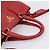 Borsa a mano PRADA in pelle 2way Rossa Oro Auth 209282A Rosso D'oro - vista 7