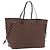 Borsa Tote LOUIS VUITTON Damier Ebene Neverfull GM N51106 LV Auth BA15955V