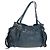 Borsa Tote Miu Miu con Fiocco Laterale in Pelle Blu Oro Auth fm5469V