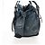 Borsa Tote Miu Miu con Fiocco Laterale in Pelle Blu Oro Auth fm5469V - vista 5