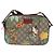 Borsa GUCCI GG Supreme Web Sherry Line PVC Beige Silver 450947 Auth BA15761V - vista 2