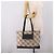 Borsa Tote BURBERRY Nova Check Canvas Beige Silver Auth bs37660 Argento - vista 28