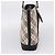 Borsa Tote BURBERRY Nova Check Canvas Beige Silver Auth bs37660 Argento - vista 4