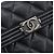 Portafoglio Compatto CHANEL Matelasse in Pelle Caviar Nero Argento CC Auth 207781V - vista 13