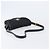 Bolsa de Ombro Christian Dior Trotter Canvas Preta Tom Dourado Auth 208865 - vista 7