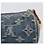 LOUIS VUITTON Monogram Denim Trousse Speedy PM Pouch Blue M95082 LV Auth 207279A - Ansicht 4