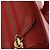 Céline CELINE Luggage Mini Shopper Hand Bag Leather Red Gold Tone Auth LN095V Rosso - vista 18