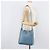 Hermès Bolsa de Ombro HERMES Vespa PM Couro Courchevel Azul Claro Prata Auth 208764A - vista 24