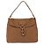 Bolso de hombro PRADA de cuero marrón plata Auth am12821V Castaño - vista 2