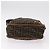 Bolso de hombro FENDI Zucca Canvas Negro Marrón 7VA152 Auth BA15976A Castaño - vista 11