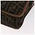 Bolso de hombro FENDI Zucca Canvas Negro Marrón 7VA152 Auth BA15976A Castaño - vista 15