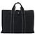 Hermès Borsa a mano HERMES Cotone Nylon Set da 3 Marrone Grigio Auth bs37446 - vista 3