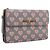 Miu Miu Langbeutel aus Leder Grau Gold Auth yk21007V Braun Golden