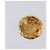 Orecchini CHANEL COCO Mark Metallo Oro CC Auth 207500V D'oro - vista 14