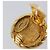 Orecchini CHANEL COCO Mark Metallo Oro CC Auth 207500V D'oro - vista 9