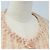 Chaqueta sin cuello CHANEL de tweed 40 Ivory Gold CC Auth 207912M - vista 5