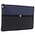 Borsa a pochette CHANEL Matelasse in pelle d'agnello nera e oro CC Auth bs37664 Nero D'oro