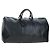LOUIS VUITTON Epi Keepall 50 Boston Bag Noir M42962 LV Auth LN106V Nero