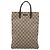 Borsa a mano GUCCI GG Supreme PVC Beige Silver 117551 Auth 208679V Argento - vista 2