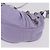 Borsa a tracolla Balenciaga le cagoule in pelle viola argento 671309 Auth ka6589M Porpora - vista 13