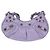 Borsa a tracolla Balenciaga le cagoule in pelle viola argento 671309 Auth ka6589M Porpora - vista 2