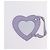 Borsa a tracolla Balenciaga le cagoule in pelle viola argento 671309 Auth ka6589M Porpora - vista 26