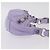 Borsa a tracolla Balenciaga le cagoule in pelle viola argento 671309 Auth ka6589M Porpora - vista 4