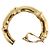 Hermès Orecchini HERMES metallo Gold Tone Auth bs37621 - vista 16