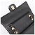 Borsa a tracolla CHANEL Chain Matelasse 25 in pelle d'agnello nera e oro CC Auth 209270V Nero D'oro - vista 16