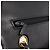 Borsa a tracolla CHANEL Chain Matelasse 25 in pelle d'agnello nera e oro CC Auth 209270V Nero D'oro - vista 17